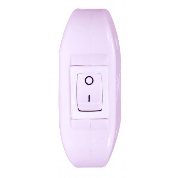 Heavy Duty Feed Thru Switch - White - 6A - 120V