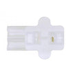 Female Slide Plug - Polarized - 18/2-SPT-1 - 6A-125V - Clear Silver Finish