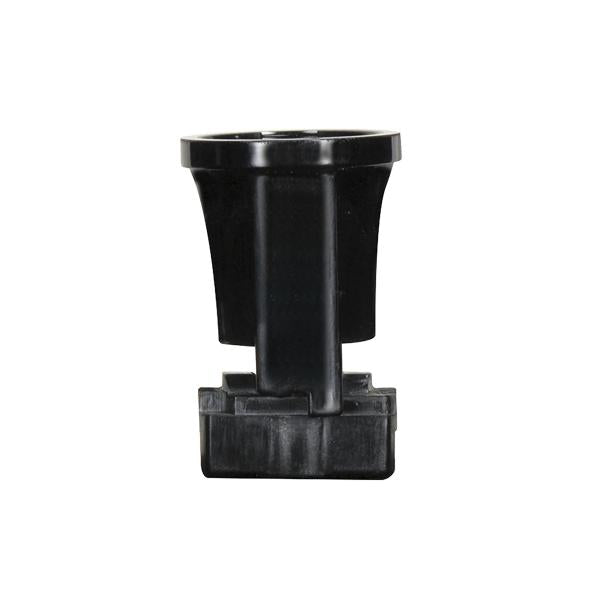 Pressure Fit Candelabra Base Socket - Pin Socket With Twist Top - Phenolic - 1-3/8" Height - 3/4" Diameter - 75W - 125V