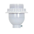Short Keyless Socket - Phenolic - White Finish - With Set Screw