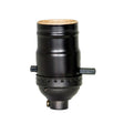 On-Off Push Thru Socket - 1/8 IPS - 3 Piece Stamped Solid Brass - Dark Antique Brass Finish - 660W - 250V