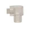 Clear 1/8 IP Strain Relief With Set Screw For 18/2 SVT Wire