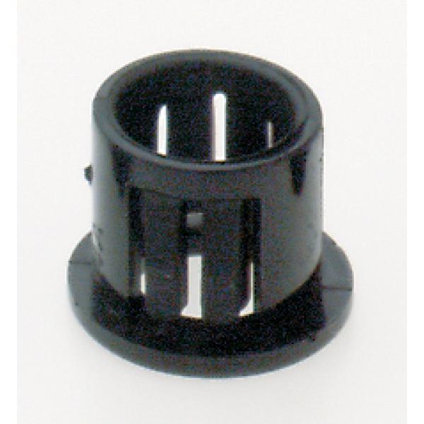 Nylon Snap-In Bushing - For 7/16" Hole - Black Finish