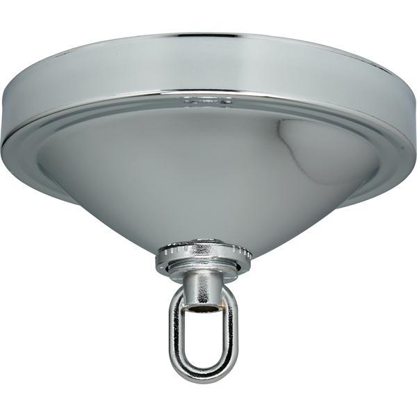Deep Canopy Kit - Chrome Finish - 5" Diameter - 1-1/16" Center Hole - 1-3/4" Depth - Includes Hardware - 25lbs Max