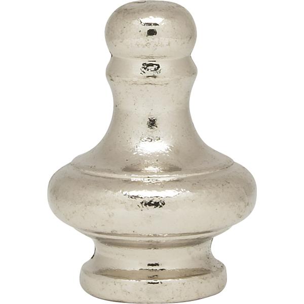 Large Pyramid Knob - 1-1/4" Height - 1/8 IP - Polished Chrome Finish