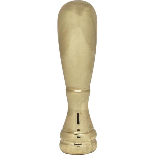 Bullet Finial - 2" Height - 1/4-27 - Polished Brass Finish