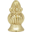 Bud Finial - 1-3/8" Height - 1/8 IP - Polished Brass Finish
