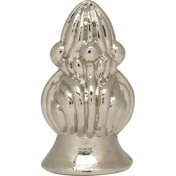 Bud Finial - 1-3/8" Height - 1/8 IP - Polished Chrome Finish