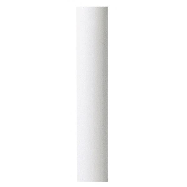 Heavy Wall Tubing - 48" Length - White Plastic - 7/8" Diameter