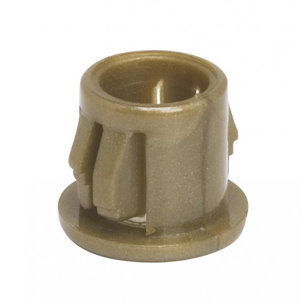 Nylon Snap-In Bushing - For 5/16" Hole - Gold Finish