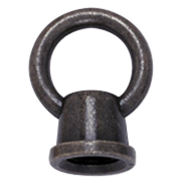 1" Female Loops - 1/8 IP With Wireway - 10lbs Max - Old Bronze Finish