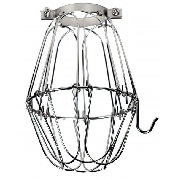 Light Bulb Cage - Nickel Finish - 5-3/4" Height