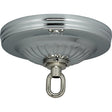 Ribbed Canopy Kit - Chrome Finish - 5" Diameter - 1-1/16" Center Hole - Includes Hardware - 25lbs Max