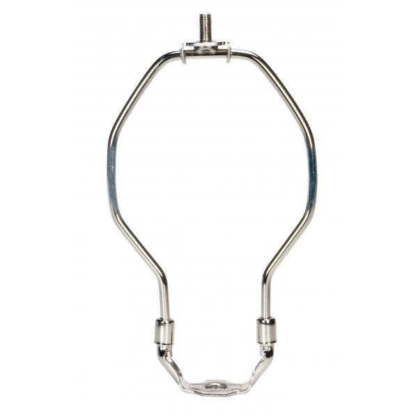 Light Duty Harp - Polished Nickel Finish - 5" Height - 1/8 IP Saddle - 1/4-27 Thread - 125 Carton