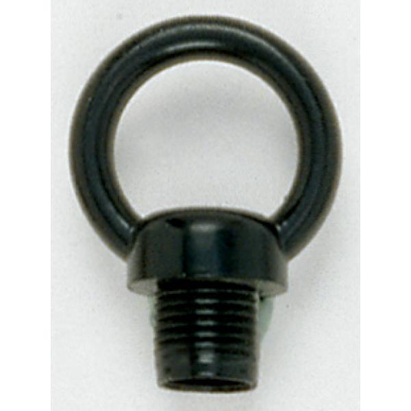 1" Male Loops - 1/8 IP With Wireway - 10lbs Max - Glossy Black Finish