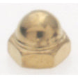 Cap Nut - 8/32 - Brass Plated Finish