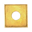 Turned Brass Check Ring - 1/8 IP Slip - Burnished And Lacquered - 1/2" Diameter