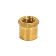 Brass Coupling - Unfinished - 3/4" Long - Hexagon Head Coupling - 1/8 IP