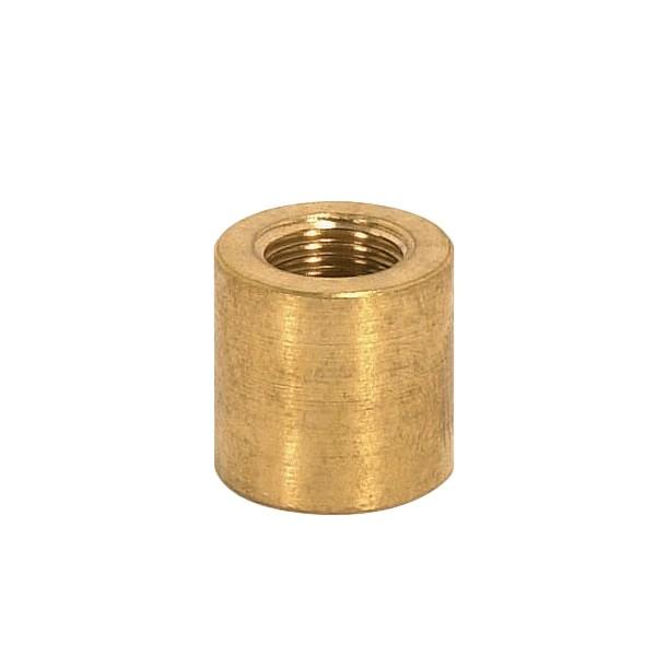 Brass Coupling - Unfinished - 5/8" Long - 5/8" Diameter - 1/8 F x 1/4 F