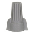 Wing Nut Wire Connector With Spring Inserts - For 105C Supply Wire - 600V - Gray Finish - 4 #12 Max