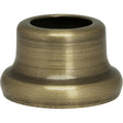 Flanged Steel Neck - 1/2" Height - 7/8" Bottom - Antique Brass Finish