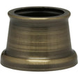 Flanged Steel Neck - 9/16" Hole - 9/16" Height - 11/16" Top - 7/8" Bottom - Antique Brass Finish