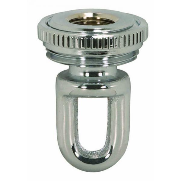 1/4 IP Cast Brass Screw Collar Loops with Ring 1/4 IP Fits 1" Canopy Hole Ring