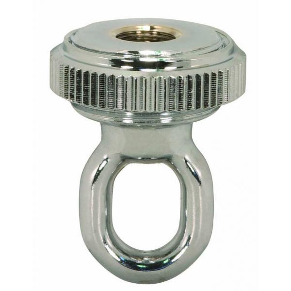 1/4 IP Heavy Duty Cast Brass Screw Collar Loops with Ring 1/4 IP Fits 1-1/4" Canopy Hole Ring Diameter 1-5/8" Height 2-1/4"