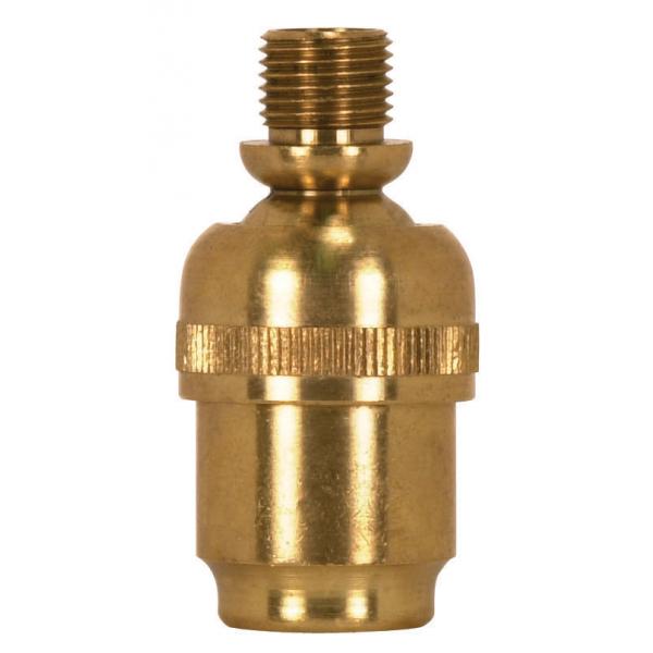 Solid Brass Heavy Duty Swivel - 1/8 M x 1/8 F - 1-3/4" Height - Unfinished