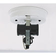 2-Light Bent Glass Fixture Holder With Pull Chain Switch - White Finish - 4-3/4" Diameter - 5" Height - Includes Hardware