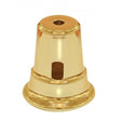 Heavy Duty Cup For Swing Arm Lamps - Polished Brass Finish - 2-1/2" Height - 2-1/4" Diameter