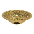 Cast Brass Canopy - Polished Brass Finish - 5-1/2" Diameter - 1-1/16" Center Hole - 1-1/2" Height