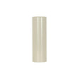 Plastic Candle Cover - Cream Plastic - 1-3/16" Inside Diameter - 1-1/4" Outside Diameter - 4" Height