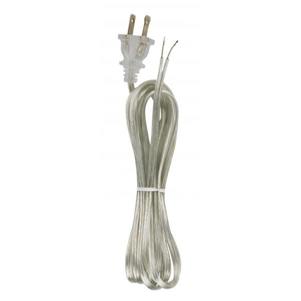 18/2 SPT-1-105C All Cord Sets - Molded Plug - Tinned Tips 3/4" Strip with 2" Slit 48" Hank - 150 Ctn. 10 Ft.