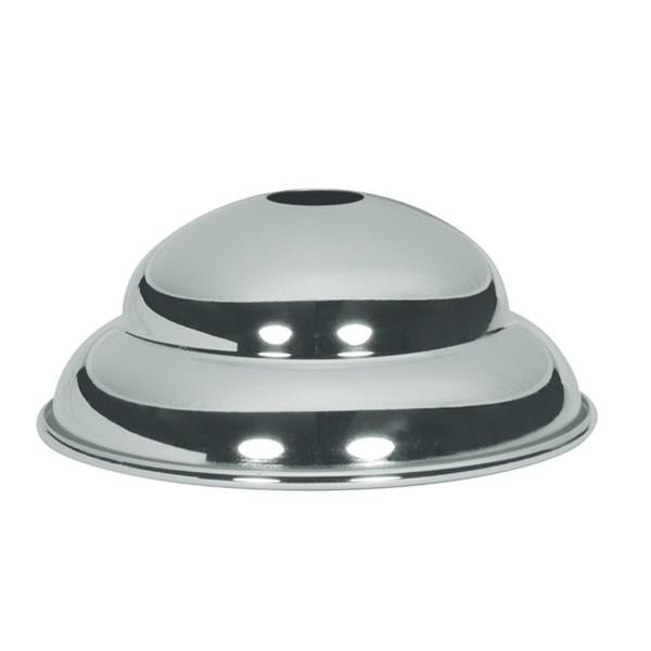 Chrome Finish w/Matching Screw Collar Loop Diameter 5-1/2" Center Hole 11/16" Height 2-1/4"