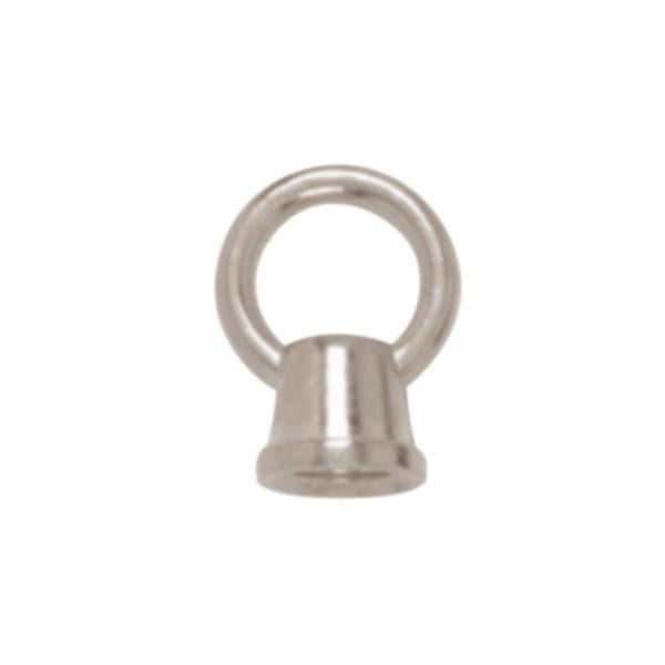 1" Female Loops - 1/8 IP With Wireway - 10lbs Max - Brushed Nickel Finish