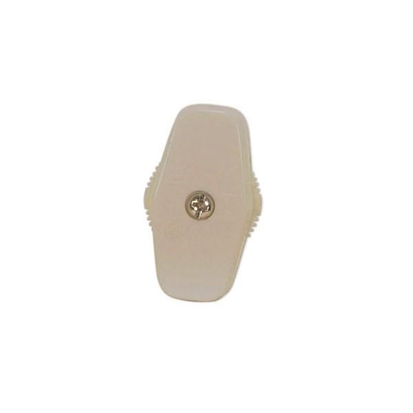 On-Off Cord Switch For 18/2 SPT-1 - 6A-125V, 3A-250V, 3A-120V, 3A-120V - Ivory Finish