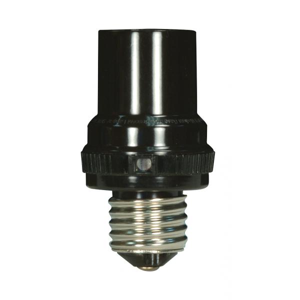 Medium to Medium Adapter E26 - E26 with Photocell Overall Ext. 2'' 150W-120V (incandescent) 60W-120V (fluorescent) LED 30W 120V Suitable for Dry or Damp Location