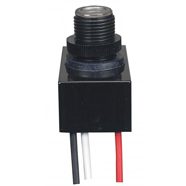 Photoelectric Switch Plastic DOS Shell Rated: Max1800W Incandescent - 200W LED-120V 7.1A-850VA Ballast For Outdoor Use - HID 2" x 13/4" x 11/4"