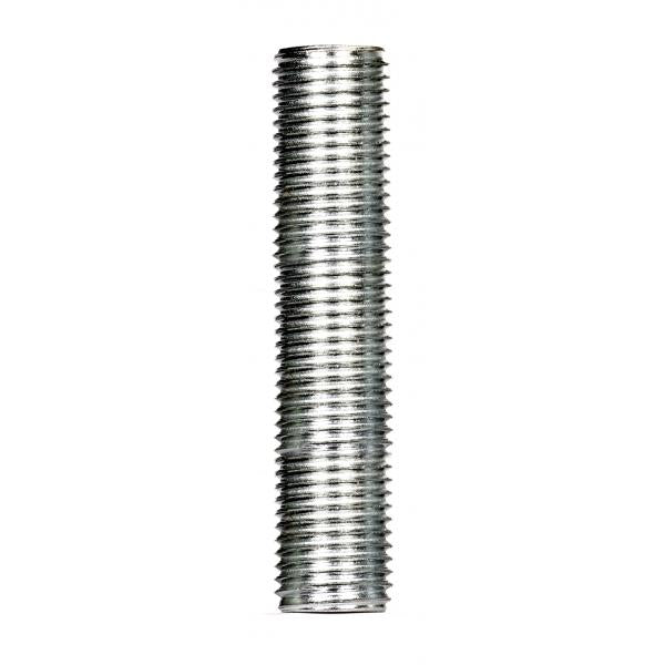 1/4 IP Steel Nipple - Zinc Plated - 2-1/2" Length - 1/2" Wide