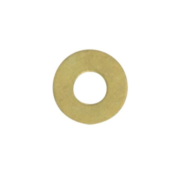 Light Steel Washer - 1/8 IP Slip - 24 Gauge - Brass Plated Finish - 3/4" Diameter