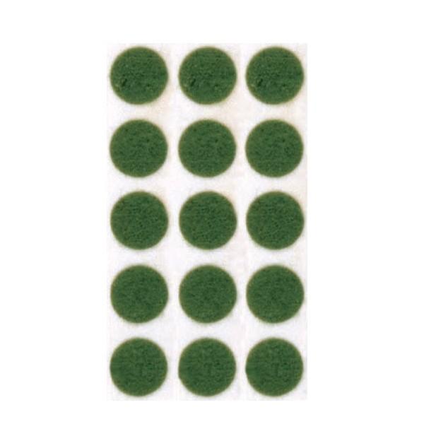 Green Felt - 1/2" Dots - Sold By Roll Only (1000 per Roll)