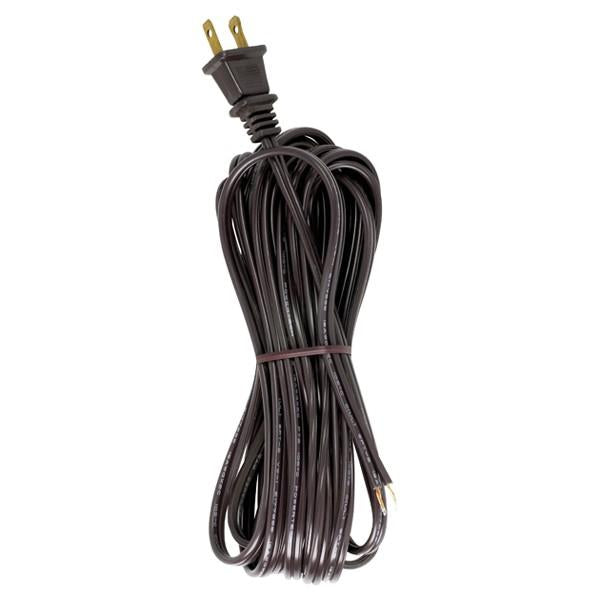 18/2 SPT-2-105C All Cord Sets - Molded Plug - Tinned Tips 3/4' Strip with 2' Slit 50 Ctn.20 Ft.