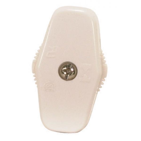 On-Off Cord Switch For 18/2 SPT-1 - 6A-125V, 3A-250V, 3A-120V, 3A-125V - White Finish