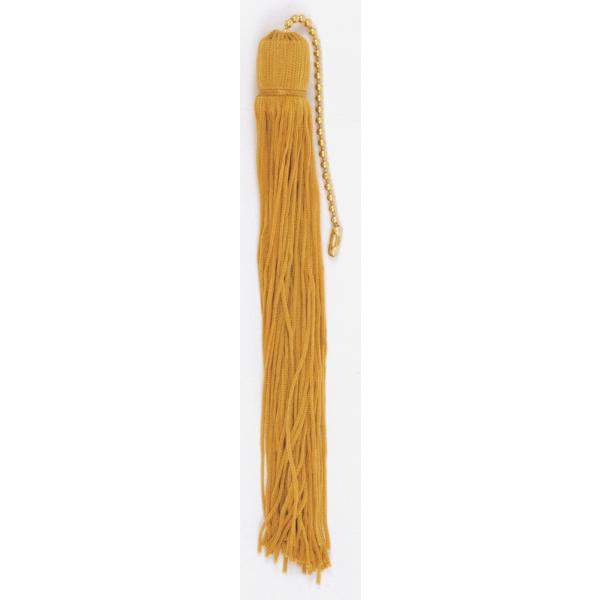Tassel - Gold - 7" Length - With Beaded Chain