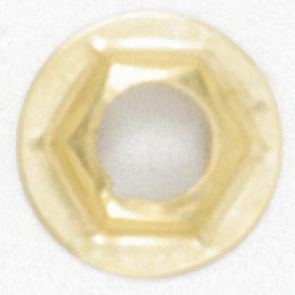 Steel Pal Nut - 1/8 IP - Brass Plated Finish
