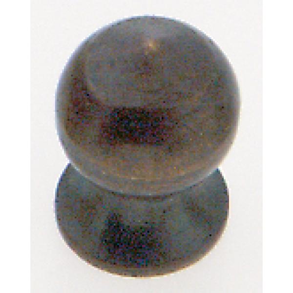 Brass Pear Knob - 8/32 - Antique Brass Finish