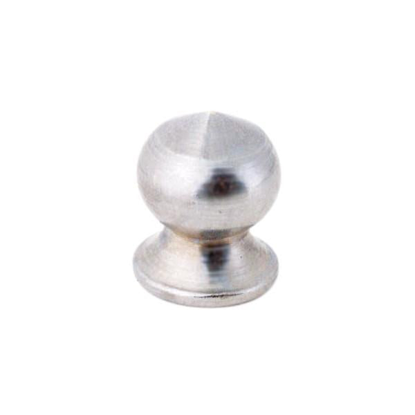 Brass Pear Knob - 8/32 - Nickel Finish