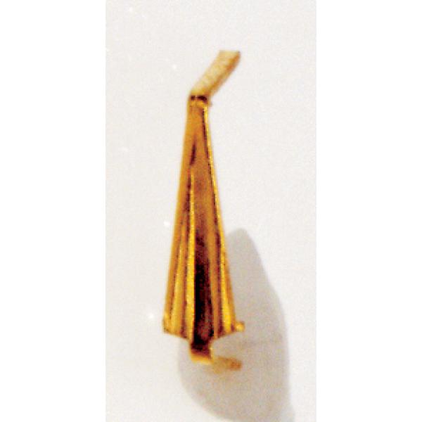 Crystal Clip - 12mm - 7/16'' Height - Gold