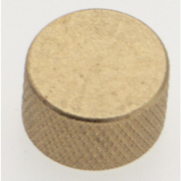 Brass Closed Gas Cap - Burnished And Lacquered - 3/8 IP